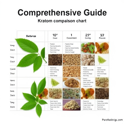Comprehensive Guide: Kratom Strain Comparison Chart for Education