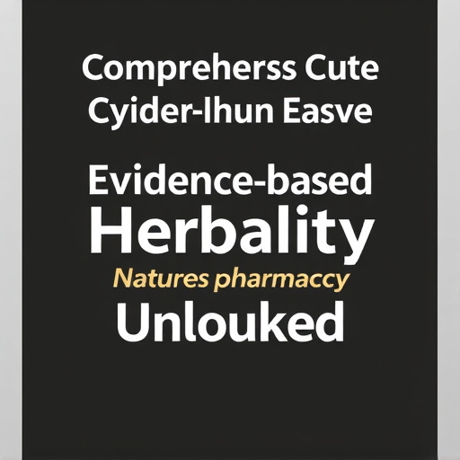Comprehensive Guide to Evidence-Based Herbalism: Nature’s Pharmacy Unlocked