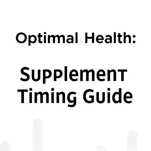 Unlock Optimal Health: Comprehensive Supplement Timing Guide