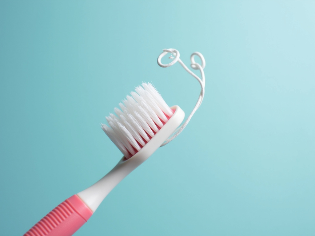 Toothbrush and floss — dentist coral springs