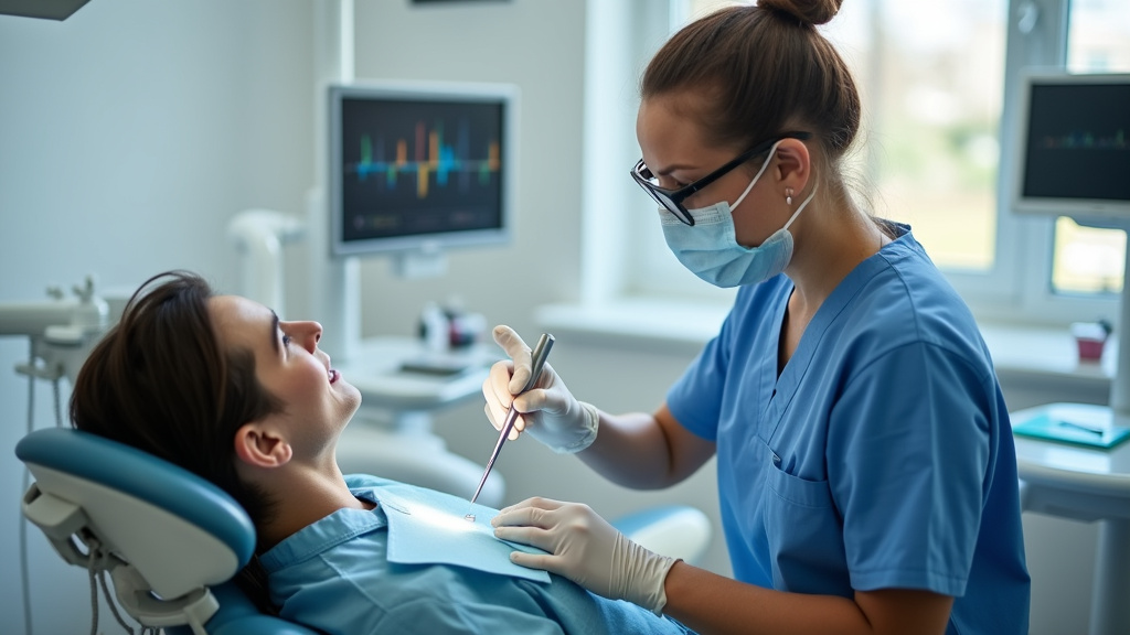 Dentist examining patient — ClearWave Dental & Aesthetics - Coral Springs Dentist, Coral Springs, FL