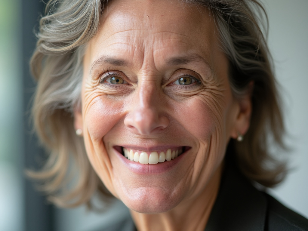 Smiling senior — dentures coral springs