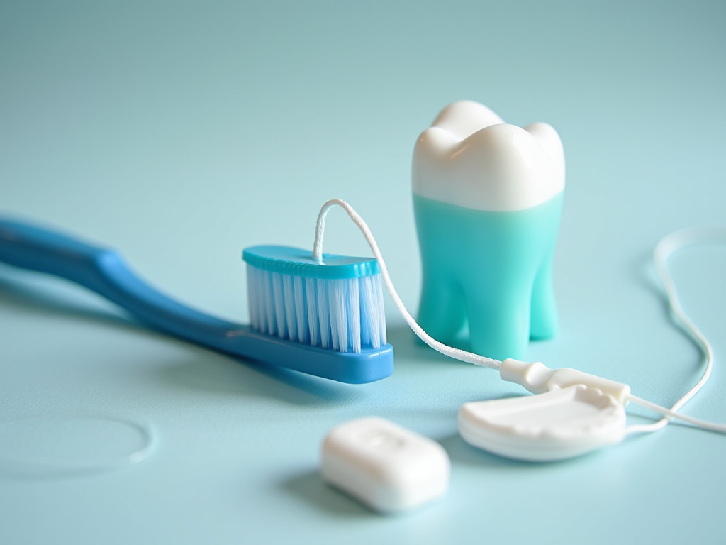 Toothbrush and floss — dentist coral springs